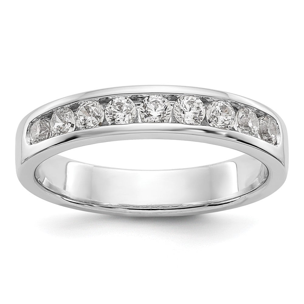 9-Stone Diamond Channel Bands