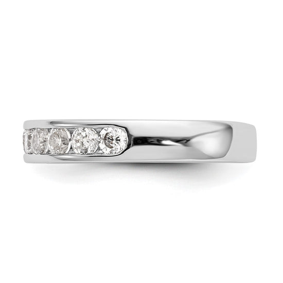 9-Stone Diamond Channel Bands