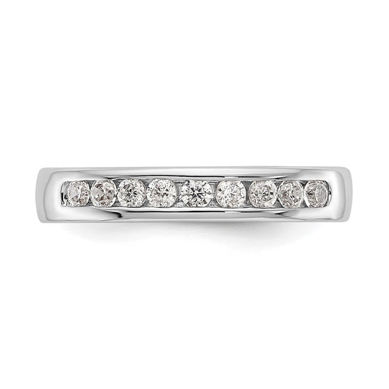9-Stone Diamond Channel Bands