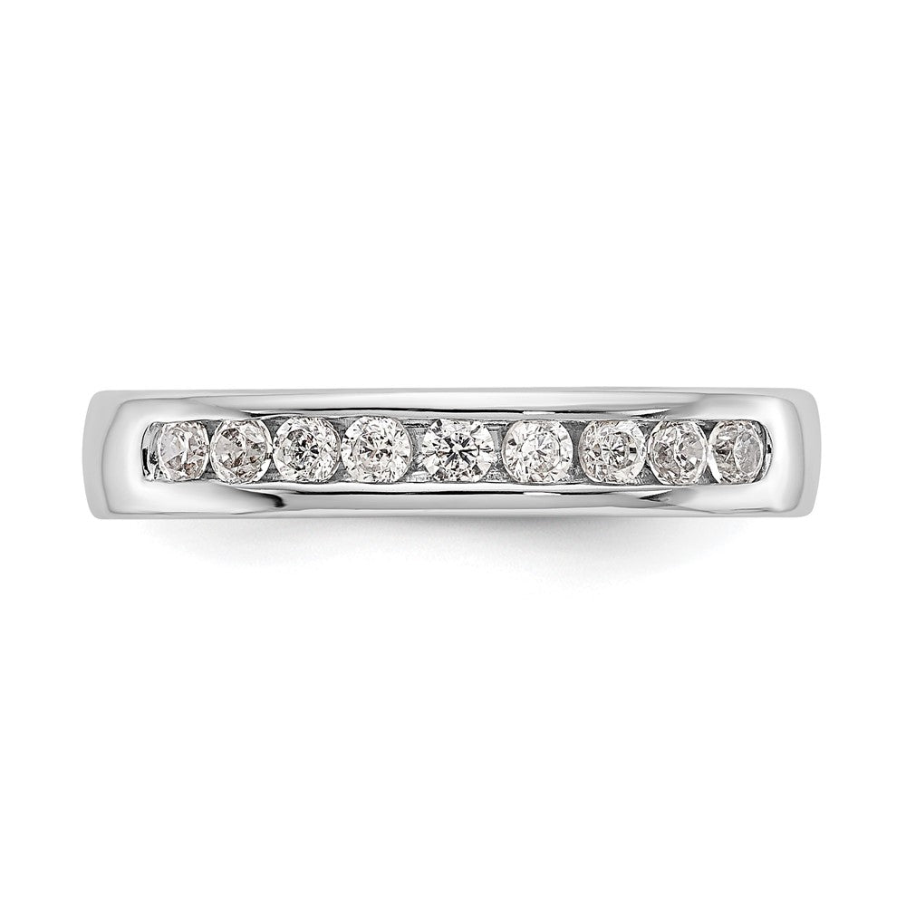 9-Stone Diamond Channel Bands