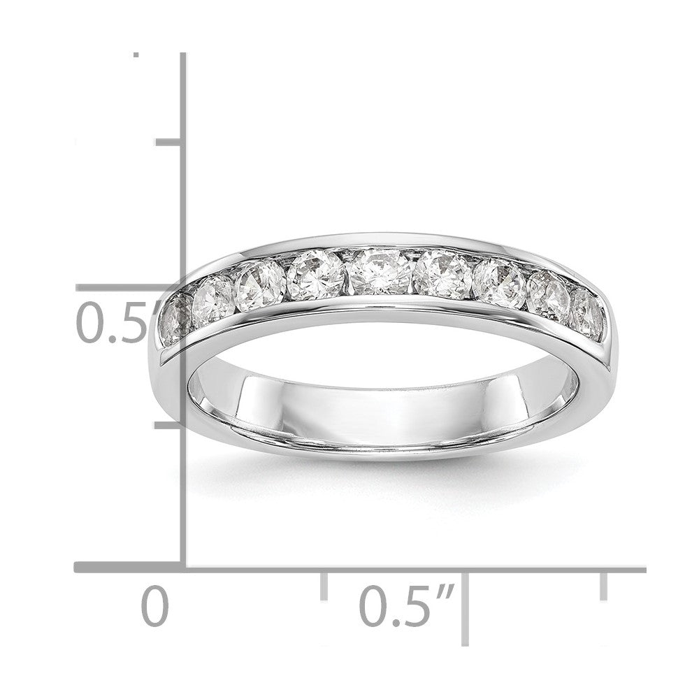 9-Stone Diamond Channel Bands