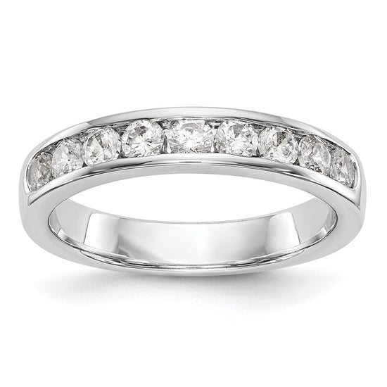 9-Stone Diamond Channel Bands