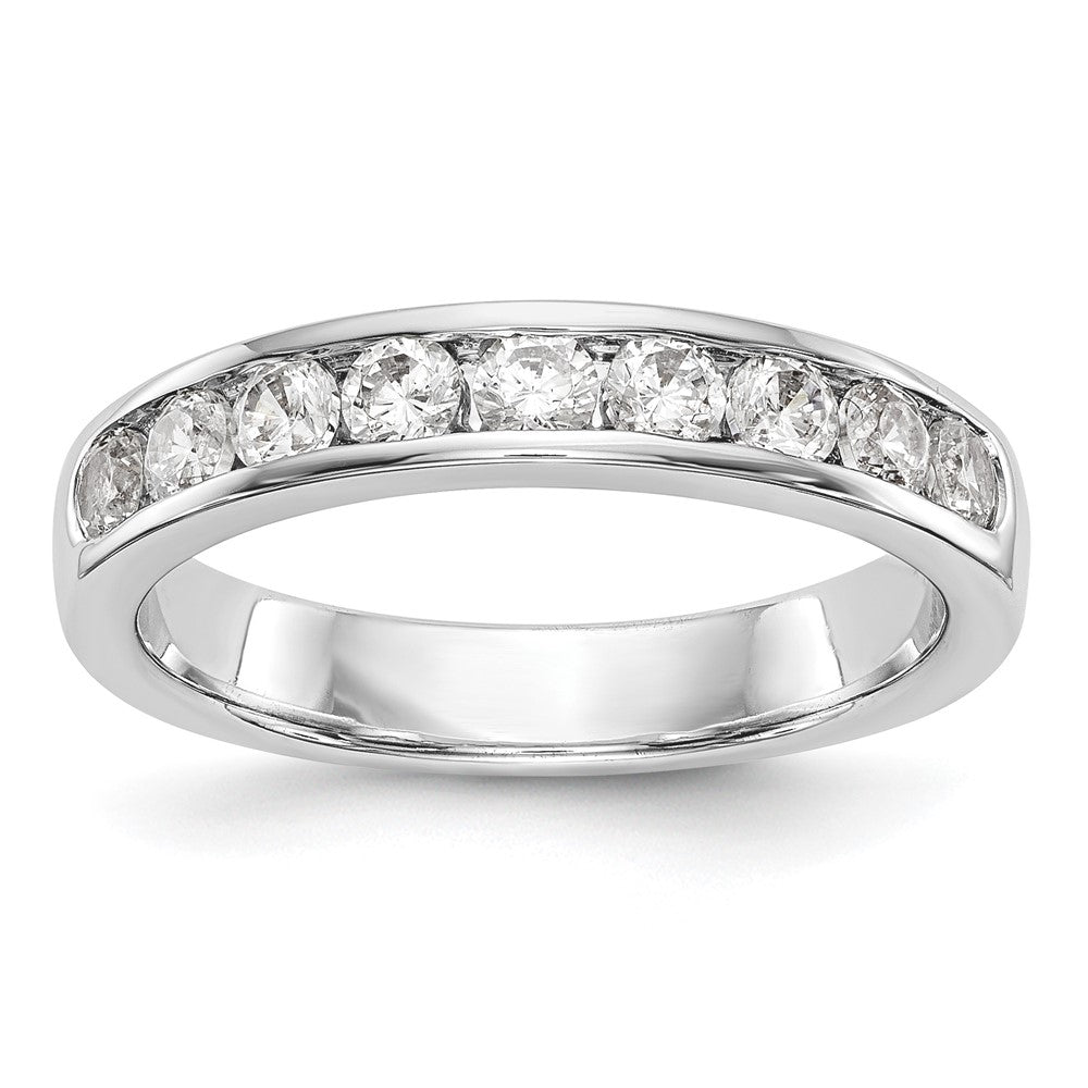 9-Stone Diamond Channel Bands