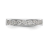 9-Stone Diamond Channel Bands