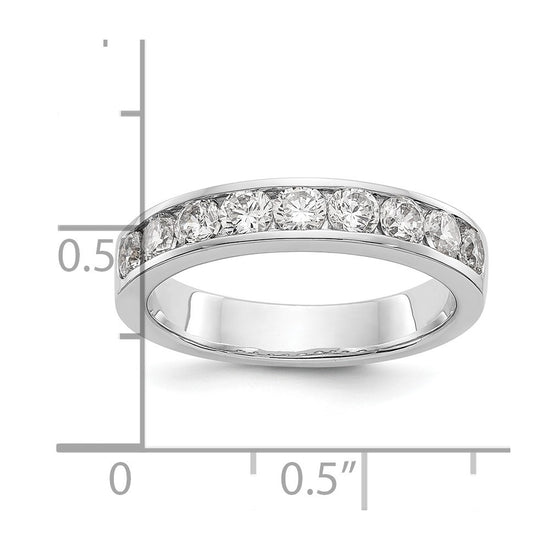 9-Stone Diamond Channel Bands