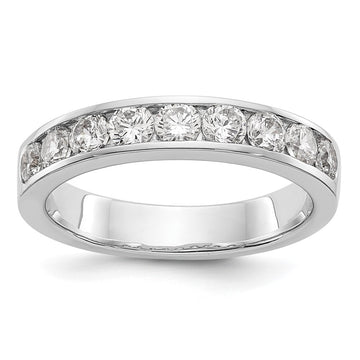 9-Stone Diamond Channel Bands