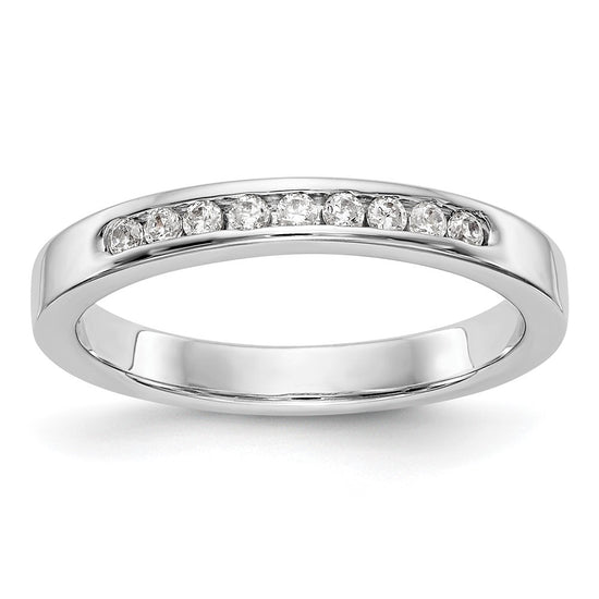 9-Stone Diamond Channel Bands