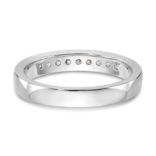 Platinum 9-Stone Diamond Channel Bands