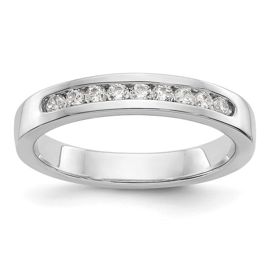 9-Stone Diamond Channel Bands