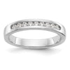 9-Stone Diamond Channel Bands