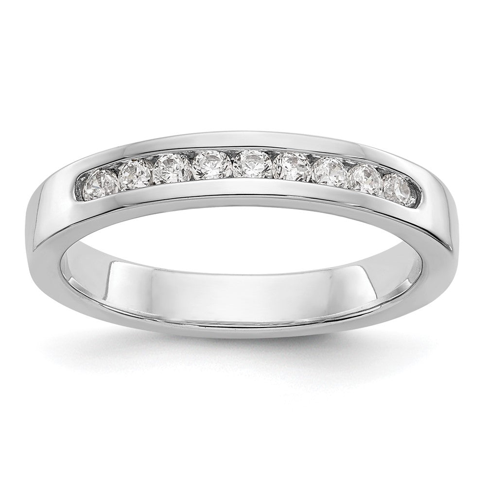 9-Stone Diamond Channel Bands