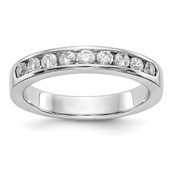9-Stone Diamond Channel Bands