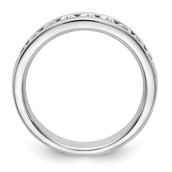 9-Stone Diamond Channel Bands