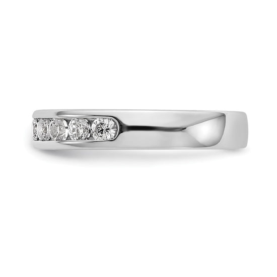 9-Stone Diamond Channel Bands