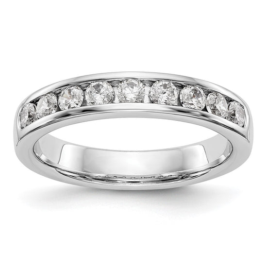9-Stone Diamond Channel Bands