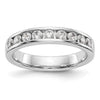 9-Stone Diamond Channel Bands