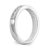 Platinum 9-Stone Diamond Channel Bands