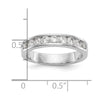 Platinum 9-Stone Diamond Channel Bands