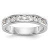9-Stone Diamond Channel Bands