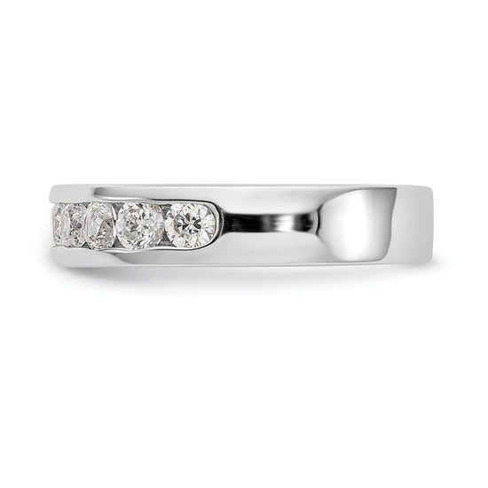 9-Stone Diamond Channel Bands