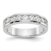 9-Stone Diamond Channel Bands