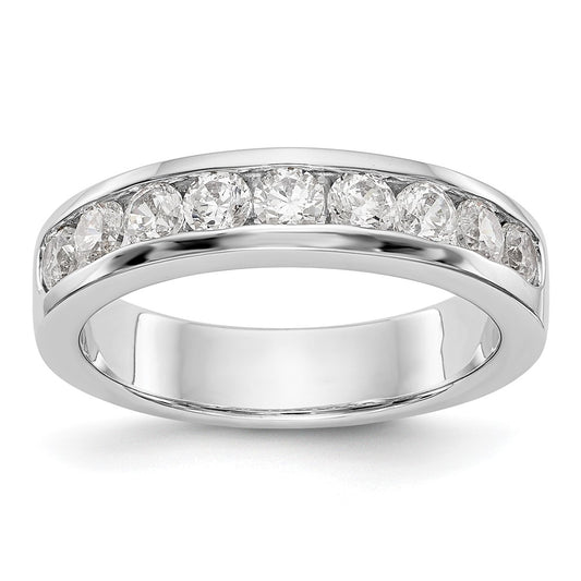 9-Stone Diamond Channel Bands