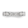 14kr 9-3.4mm Stone Closed Channel Band Mounting