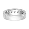 14kr 9-3.4mm Stone Closed Channel Band Mounting