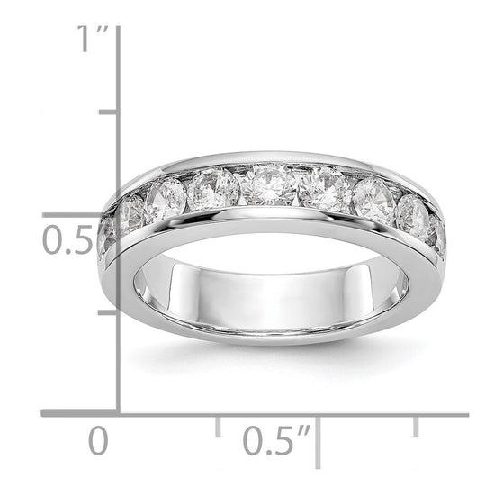 9-Stone Diamond Channel Bands