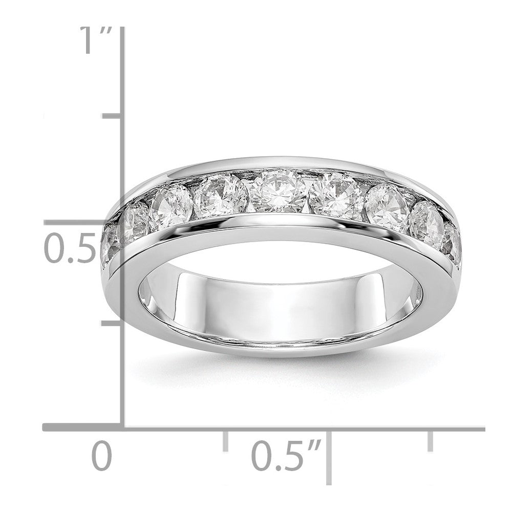 9-Stone Diamond Channel Bands