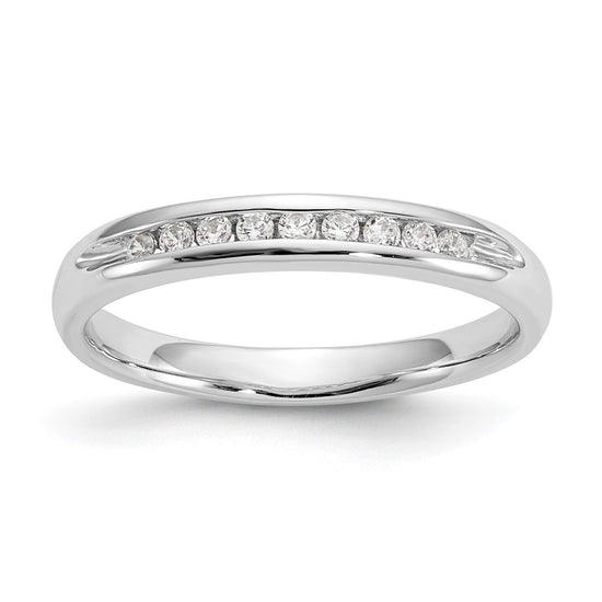 9-Stone Diamond Channel Bands