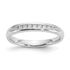 9-Stone Diamond Channel Bands