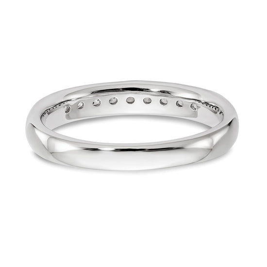 9-Stone Diamond Channel Bands