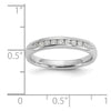 9-Stone Diamond Channel Bands