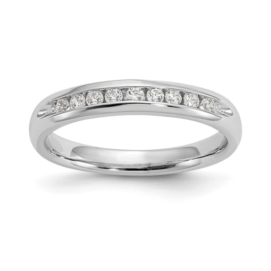 9-Stone Diamond Channel Bands