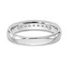 9-Stone Diamond Channel Bands