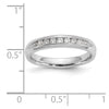 9-Stone Diamond Channel Bands