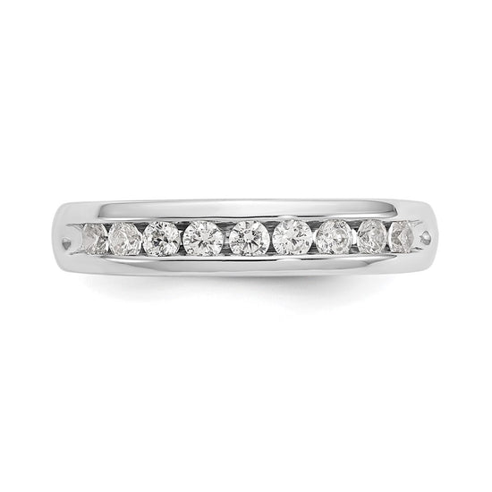 9-Stone Diamond Channel Bands