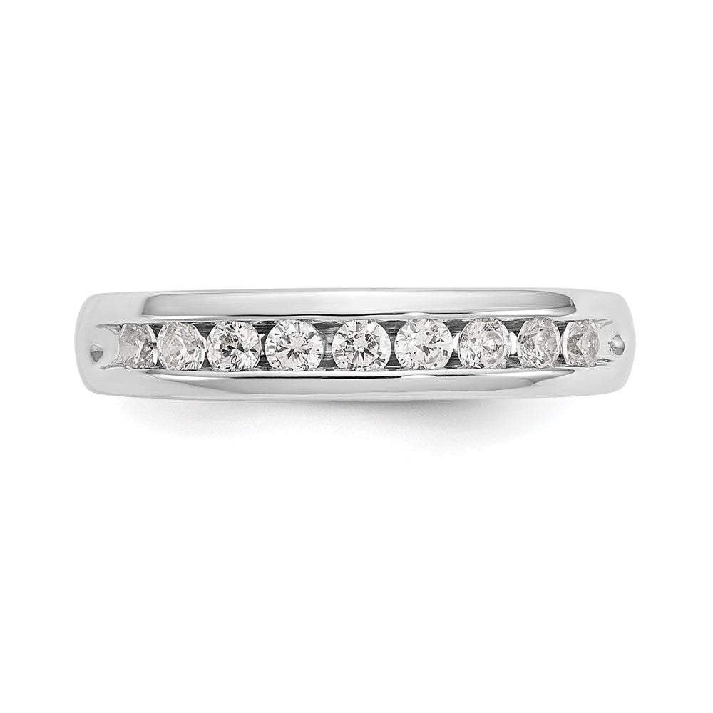 9-Stone Diamond Channel Bands