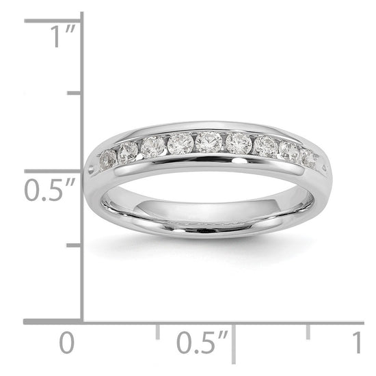 9-Stone Diamond Channel Bands