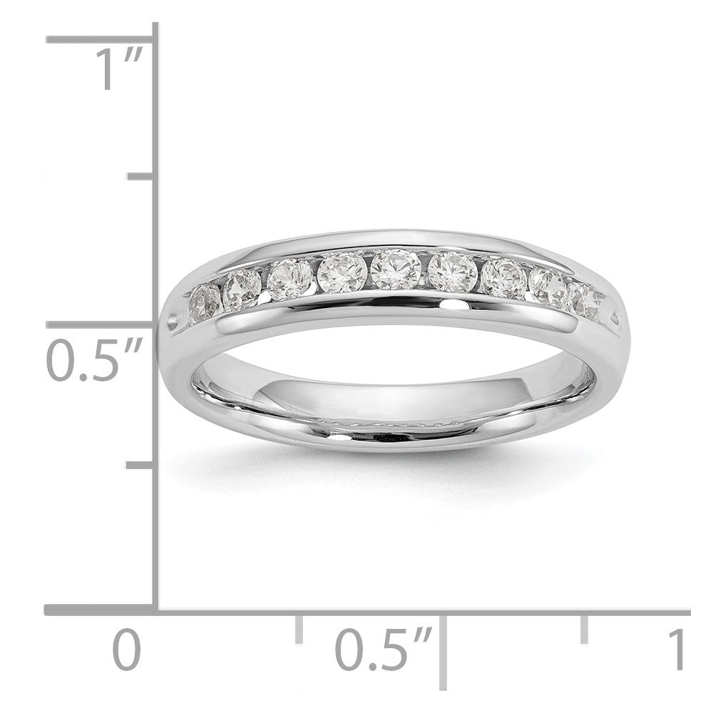 9-Stone Diamond Channel Bands
