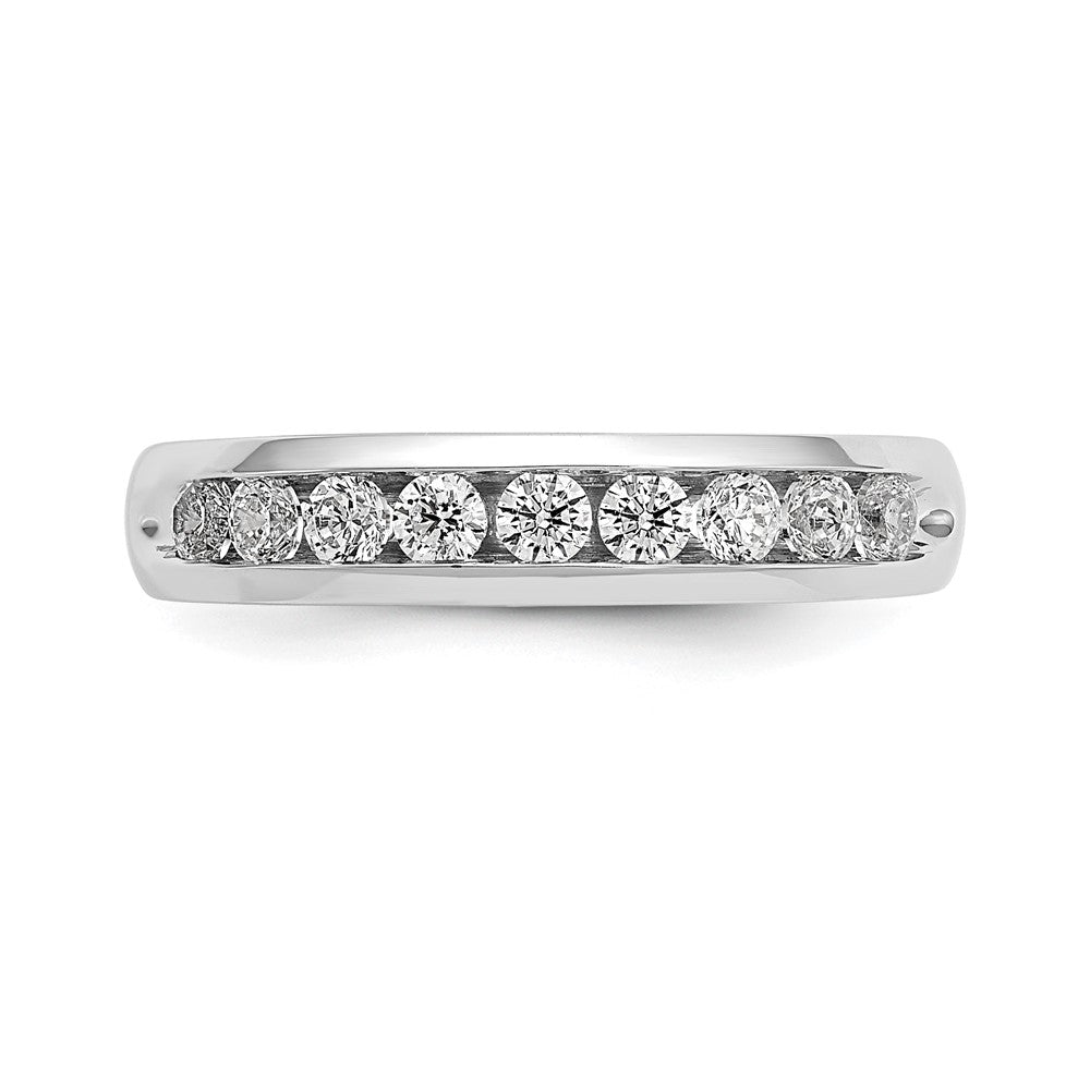 9-Stone Diamond Channel Bands