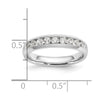 9-Stone Diamond Channel Bands