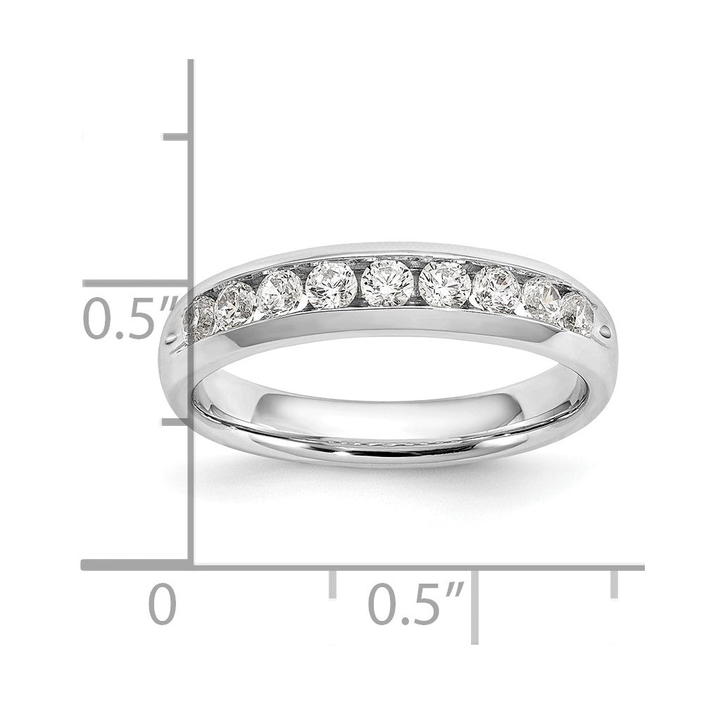 9-Stone Diamond Channel Bands