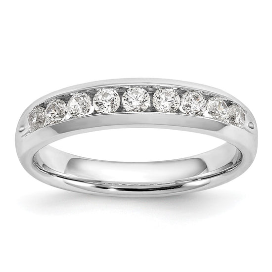 9-Stone Diamond Channel Bands