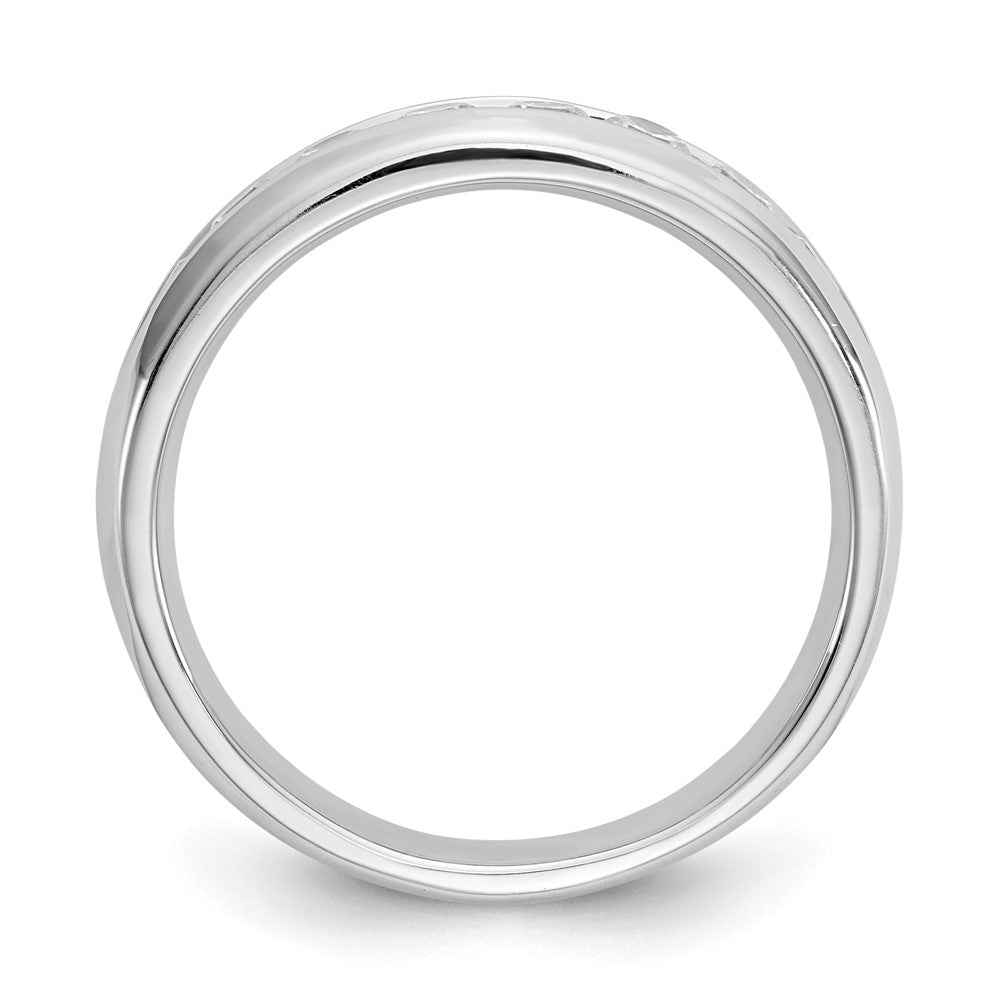 9-Stone Diamond Channel Bands