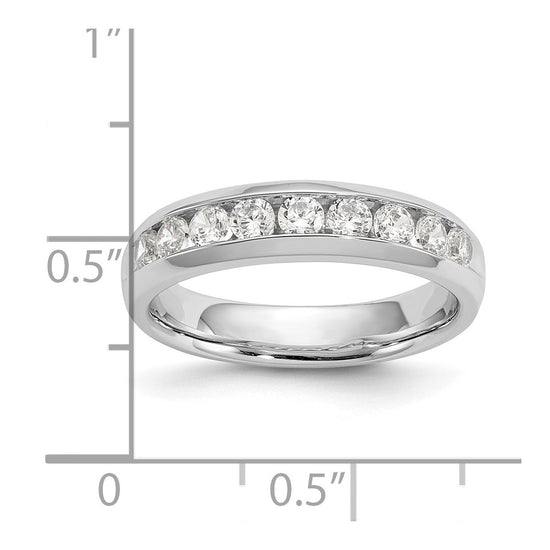 9-Stone Diamond Channel Bands