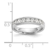 9-Stone Diamond Channel Bands