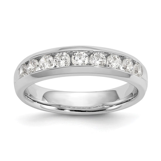 9-Stone Diamond Channel Bands