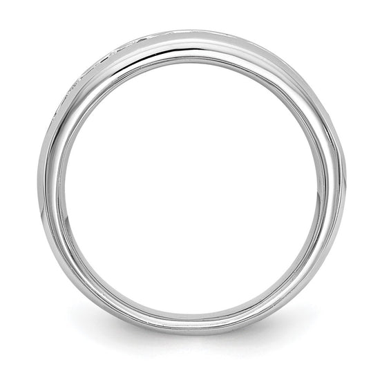 9-Stone Diamond Channel Bands